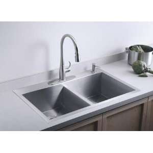  Kohler Kitchen Sink   2 Bowl Vault K3820 3 NA