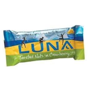 LUNA Toasted Nuts & Cranberry Bar 15 Count  Grocery 