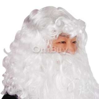 New Santa Claus Wig & Beard Set Christmas Xmas Costume  