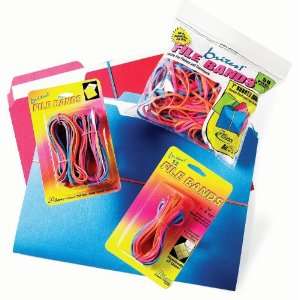  Brites File Bands   7 x 1/8 Stretch Bands, 12 PK Toys 