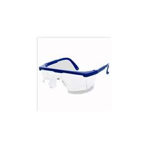Liberty Glove Guardian Safety Glasses, Clear Lens, Blue Frame, Ea 