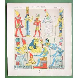 EGYPT Costume of Ancient Egyptians Gods Goddesses & Pharaos Cleopatra 