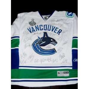 Vancouver Canucks Autographed / Signed Hockey Jersey   Autographed NHL 