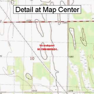  USGS Topographic Quadrangle Map   Strandquist, Minnesota 