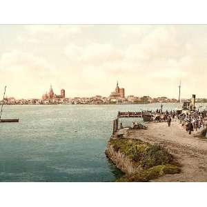  view from the Alte Fahre Stralsund Pommeraina sic Germany 24 X 18.5