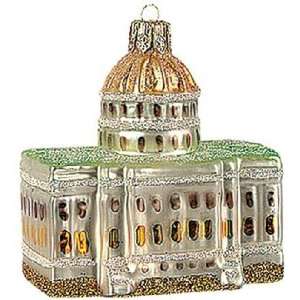 Capitol Building Polish Glass Christmas Ornament