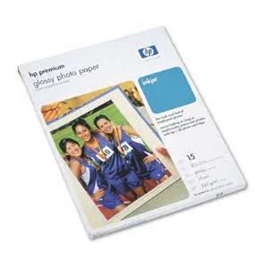   Glossy Premium Photo Paper, 8 1/2 x 11, 15 Sheets per Box Electronics