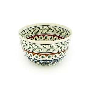   Polish Pottery Evergreen Medium Mixing Bowl