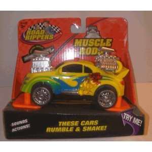  Road Rippers ~ Muscle Rods ~ Yellow Toys & Games
