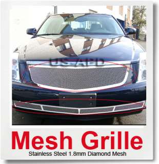 06 10 Cadillac DTS Stainless Mesh Grille Combo Insert  