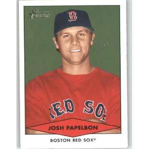 2007 Bowman Heritage Prospects #BHP67 Josh Papelbon   Boston Red Sox 