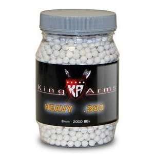 King Arms 6mm airsoft BBs, 0.30g, 2000 rds, white  Sports 