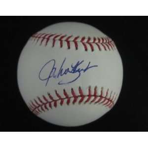 John Kruk Signed Baseball Stiner   Autographed Baseballs  