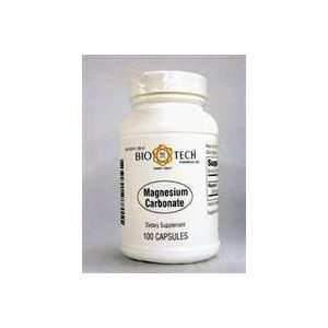  Bio Tech   Magnesium Carbonate   100 caps / 125 mg Health 
