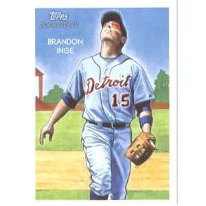   47 Brandon Inge   Detroit Tigers   MLB Trading Card in Screwdown Case