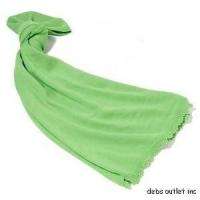 Curations with Stefani Greenfield Knit Scarf Green New  