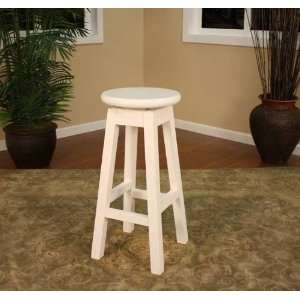  Taylor White Bar Stool by American Heritage