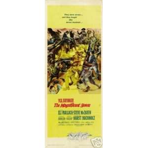   Magnificent Seven Movie Poster Steve Mcqueen Rare 1