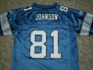 Detroit Lions CALVIN JOHNSON Youth M Medium 10 12 Jersey NFL  