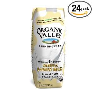   Lowfat Vanilla Single Serve Milk, 8 Ounce Aseptic Cartons (Pack of 24
