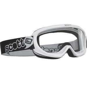  Scott Pee Wee Goggles   Adjustable/White Automotive