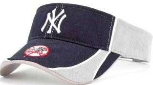NEW YORK YANKEES new OXBOW ADJUSTABLE HAT CAP VISOR  