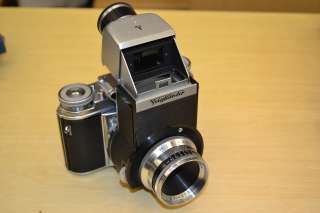 VOIGHTLANDER PROMINENT 35MM CAMERA OUTFIT W/REFLEX LENS AND MORE 