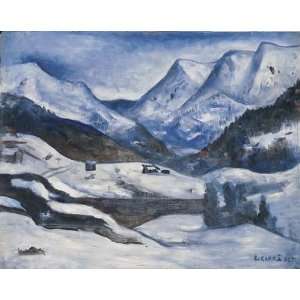 FRAMED oil paintings   Carlo Carrà   24 x 20 inches   Inverno all 