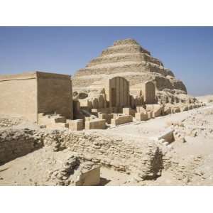 Step Pyramid of Saqqara, UNESCO World Heritage Site, Near Cairo, Egypt 