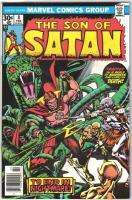 The Son of Satan Comic Book #8, Marvel 1977 VERY FINE+  