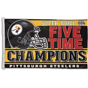 Steelers WinCraft Super Bowl XL Championship 3x5 Flag 