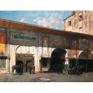   Alberto Pasini   24 x 18 inches   Caserne A Istanbu