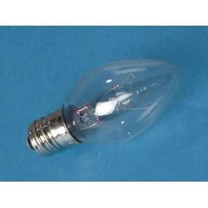  Pack of 5 Clear C7 Replacement Christmas Lights 7 Watts 