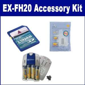  Casio Exilim EX FH20 Digital Camera Accessory Kit includes 