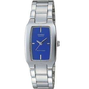  Casio 3 Hand Casual Ladies Analog Watch (Silver/Blue) Casio 