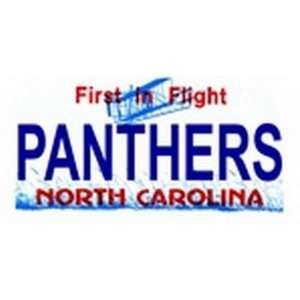  North Carolina State Background License Plates   Panthers 