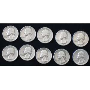  assorted Washington silver quarters from the 1932 64 