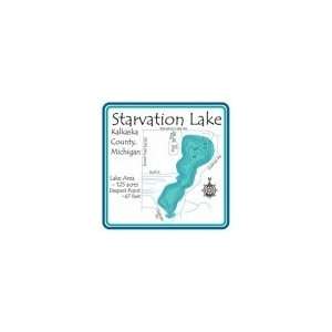  Starvation 4.25 Square Absorbent Coaster Kitchen 