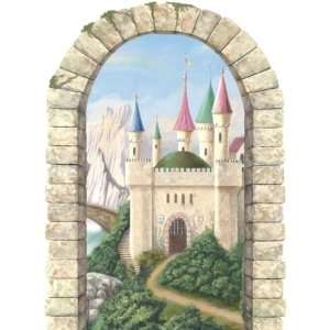 Wallpaper 4Walls Castles in the Air Mountainview Castle Window G1035SA