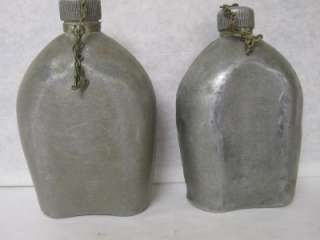 WW1 WS Army Canteen Dated 1918, Lot of 2 1 Marked  