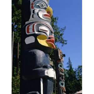  Totems, Stanley Park, Vancouver, British Columbia, Canada 