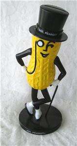 Planters  Peanut Mr. Peanut, Yellow & Black Plastic Bank, Never Used 