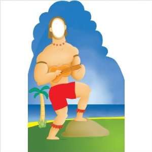  Hawaiian Guy Standin   Life Size Standup Poster