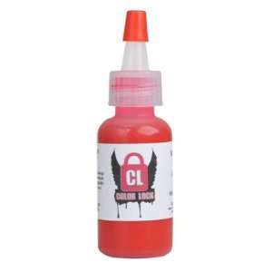  RED 1/2 oz Color Lock Brand USA TATTOO INK Pigment WOW 