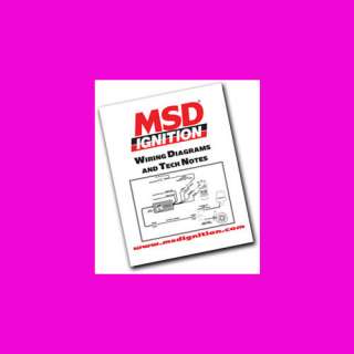 MSD 9615 ignition box wiring diagrams tech notes manual  