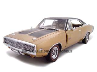 1970 DODGE CHARGER R/T GOLD 124 DIECAST MODEL  