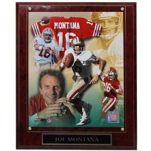  San Francisco 49ers #16 Joe Montana 10.5 x 13 Legends 