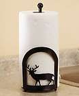 Deer Paper Towel Holder Lodge Cabin Kitchen Decor