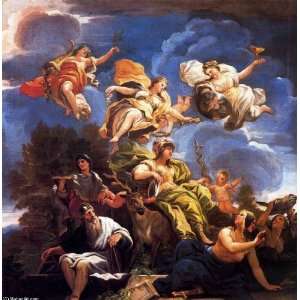   Luca Giordano   24 x 24 inches   Allegory of Pruden