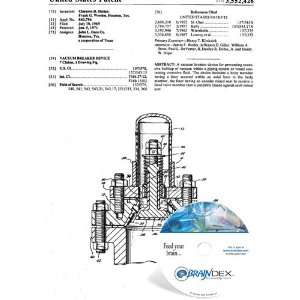  NEW Patent CD for VACUUM BREAKER DEVICE 
